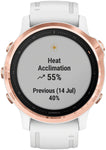 Garmin Fenix 6S Pro GPS Watch Rose Gold/White