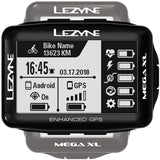 Lezyne MegA XL GPS Bike Computer GPS Wireless Black