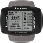 Lezyne Macro Plus GPS Bike Computer GPS Wireless Black