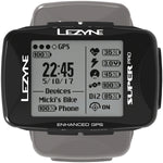 Lezyne Super Pro GPS Bike Computer GPS Wireless Black