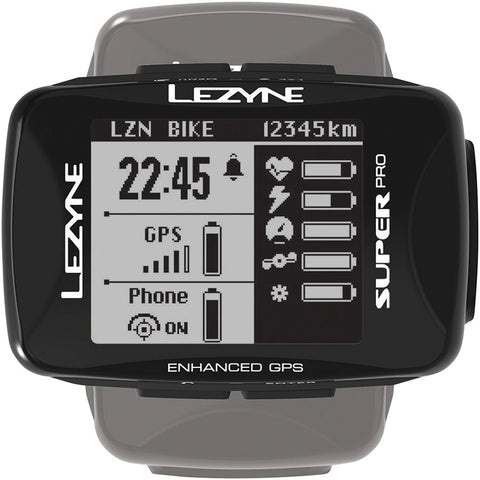 Lezyne Super Pro GPS HR Computer with Cadence