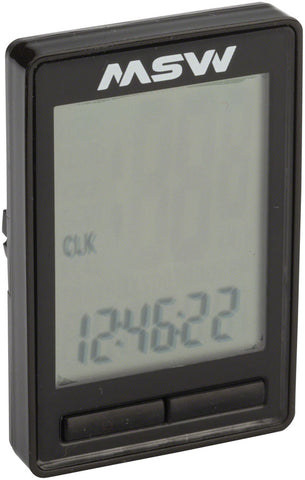 MSW Miniac Wireless Bike Computer Wireless Black