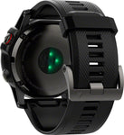 Garmin, Fenix 5X Sapphire, Watch, Watch Color: Slate Grey, Wristband: Black - Silicone, 010-01733-00
