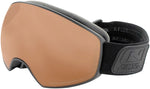 Optic Nerve WFO Snow Goggle Matte Black with Copper Nastek Lens