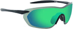 Optic Nerve Fixie Dash Sunglasses Matte Black/Black Tips with SMoke/Green