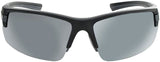 Optic Nerve Maxxum Sunglasses Matte Black/Carbon with SMoke/Silver Flash