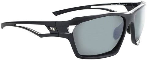 Optic Nerve Variant Polarized Sunglasses Two Tone Black with Polarized