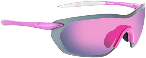 Optic Nerve Fixie Dash Sunglasses Aluminum Pink/White Tips with SMoke/Pink