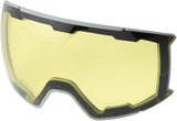 Optic Nerve Wolfcreek Magnetic Goggles - Matte Black Grey Lens Rim Red Zaio