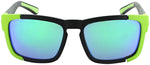 Optic Nerve Vettron Sunglasses Matte Black/Aluminum Green with SMoke Green