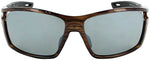 Optic Nerve Primer Sunglasses Shiny Dark Driftwood Demi with Polarized SMoke