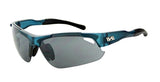 Optic Nerve Neurotoxin 3.0 Sunglasses Crystal Navy with SMoke Silver Flash