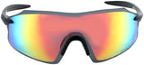 Optic Nerve Fixie PRO Sunglasses Matte Black with SMoke Red Mirror Lens