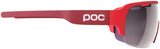 POC Do Half Blade Sunglasses Bohrium Red Violet/SilverMirror Lens