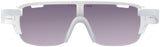 POC Do Half Blade Sunglasses Hydrogen White Violet/SilverMirror Lens