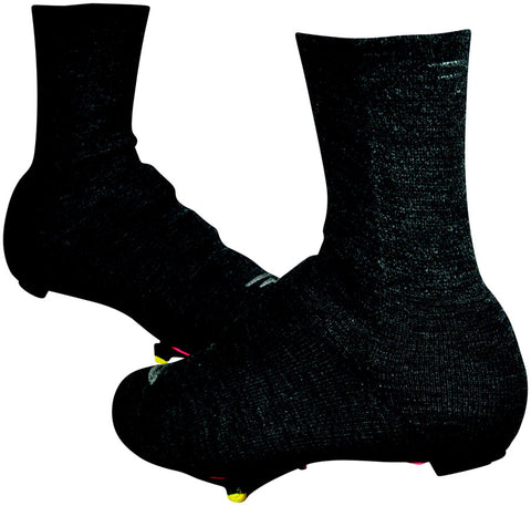 Defeet Slipstream Strada Shoe Cover 5 Charcoal Wool