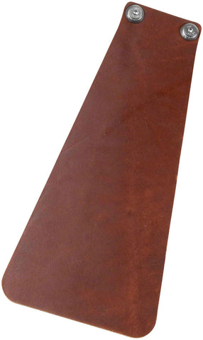 Velo Orange Handcut Long Leather Mud flap for Fender Brown