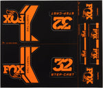 FOX Decal Kit for 32 StepCast Forks Orange