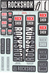 RockShox Decal Kit 35mm White