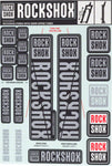 RockShox Decal Kit 35mm GRAY