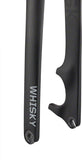 WHISKY No.7 CX Fork QR 11/8 Straight Carbon Steerer Post MountDisc Matte