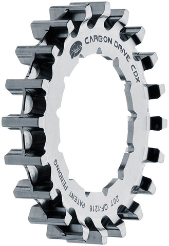 Gates Carbon Drive CDX:EXP Rear Sprocket for Rohloff Splined - 20t Silver
