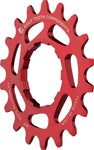 Wolf Tooth Single Speed Aluminum Cog 18T Compatible with 3/32 Chains Red