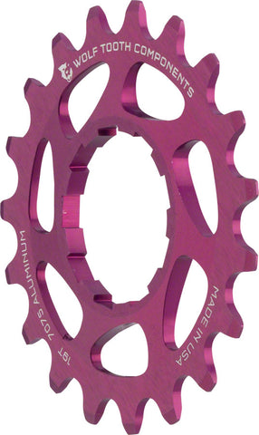 Wolf Tooth Single Speed Aluminum Cog 19T Compatible with 3/32 Chains