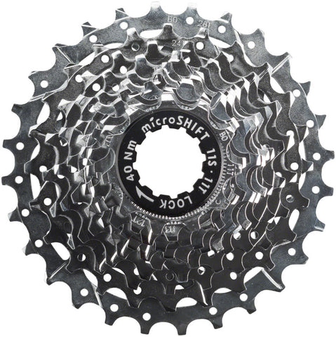 microSHIFT H11 Cassette 11 Speed 1125t Chrome Plated