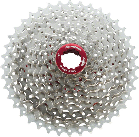 SunRace MX3 Cassette - 10 Speed 11-40t Silver