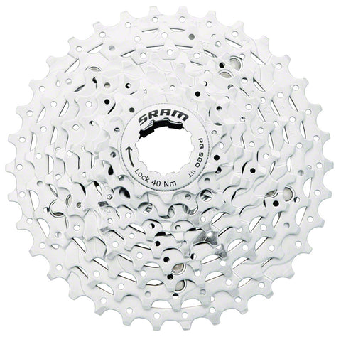 SRAM PG980 Cassette 9 Speed 1134t Silver