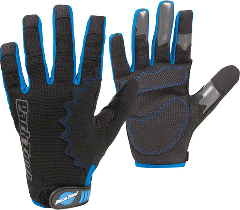 Park Tool GLV1 Mechanics Gloves Black/Blue Full Finger