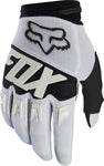 Fox Racing Dirtpaw Race Gloves White Full Finger Men's