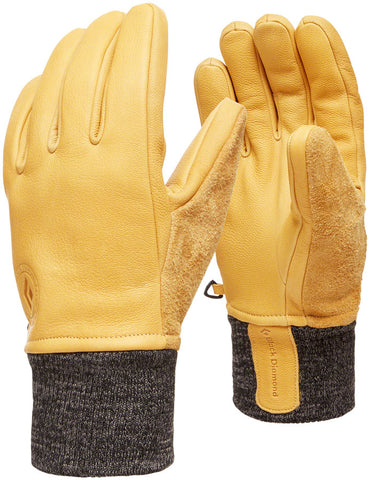 Black Diamond Dirt Bag Gloves - Natural Full Finger Small