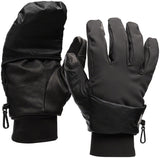 Black Diamond Wind Hood Softshell Gloves - Smoke Full Finger Large