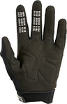 Fox Racing Youth Dirtpaw Gloves Black/White Full Finger