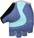 Pedal Palms Zig Zag Gloves - Multi-Color Short Finger Medium