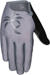 Pedal Palms Greyscale Gloves - Gray Full Finger Small