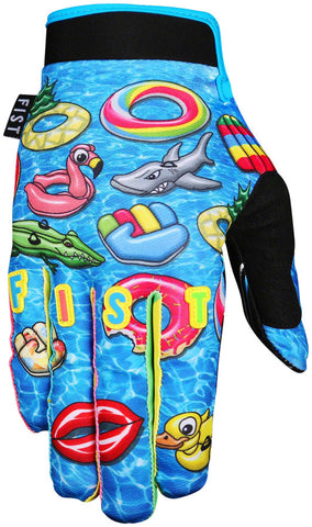 Fist Handwear Blow Up Glove - Multi-Color Full Finger Medium