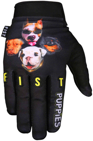 Fist Handwear Puppies Make Me Happy Glove - Multi-Color Full Finger 2X-Small