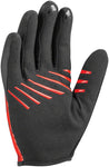 Garneau Ditch Gloves Red/Charcoal Full Finger Men's