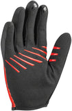 Garneau Ditch Gloves Red/Charcoal Full Finger Men's