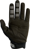 Fox Racing Dirtpaw Gloves Black/White Full Finger Men's