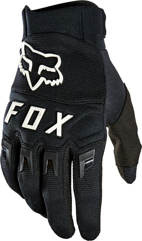 Fox Racing Dirtpaw Gloves Black/White Full Finger Men's