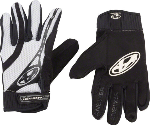 Answer BMX Gloves Black Full Finger