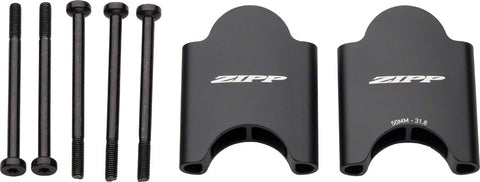 Zipp Vuka Clip Riser Kit 50mm High Brushed Black Laser Etched Graphics