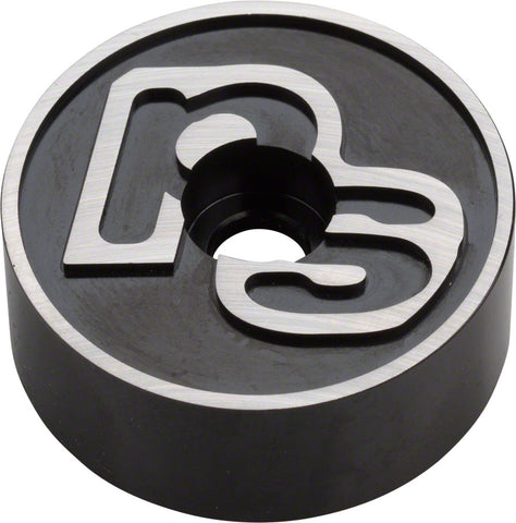 Problem Solvers Pog Top Cap and 10mm headset spacer Black w/ Logo