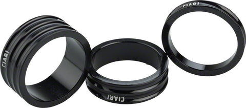 Ciari Anelli 1 Headset Spacers Black 5mm 10mm and 15mm Spacer Kit