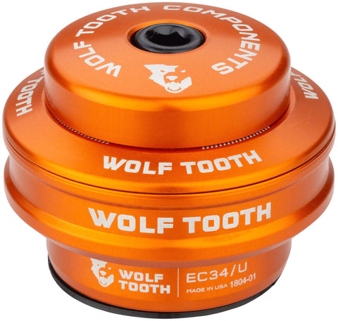 Wolf Tooth Premium Headset EC34/28.6 Upper 16mm Stack Orange