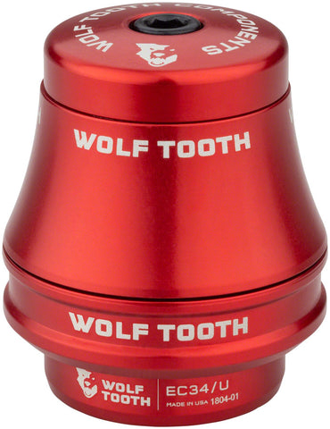 Wolf Tooth Premium Headset EC34/28.6 Upper 35mm Stack Red